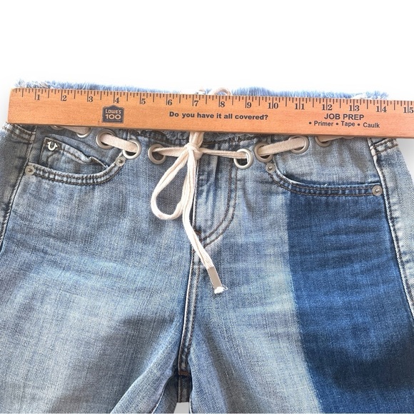 True Religion Starr Cropped Relaxed Straight Size 27 - Picture 6 of 11